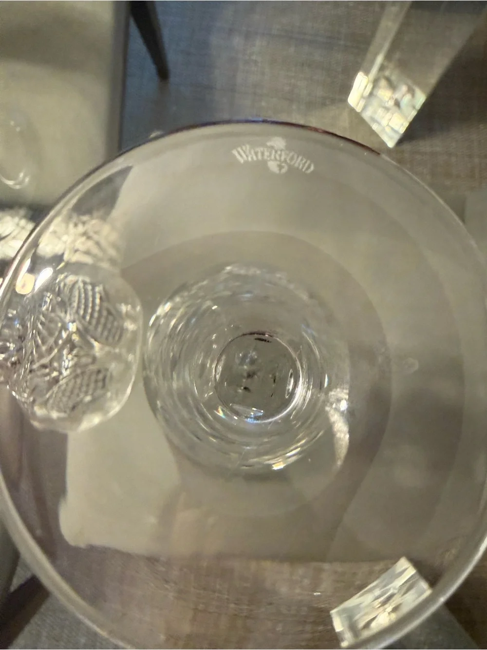 Pair of Waterford Celebration Crystal Cut Champagne Flutes